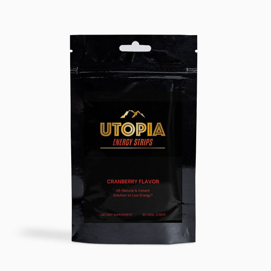 Utopia Instant Energy Strips - (30 Count) - All Natural Solution to Low Energy