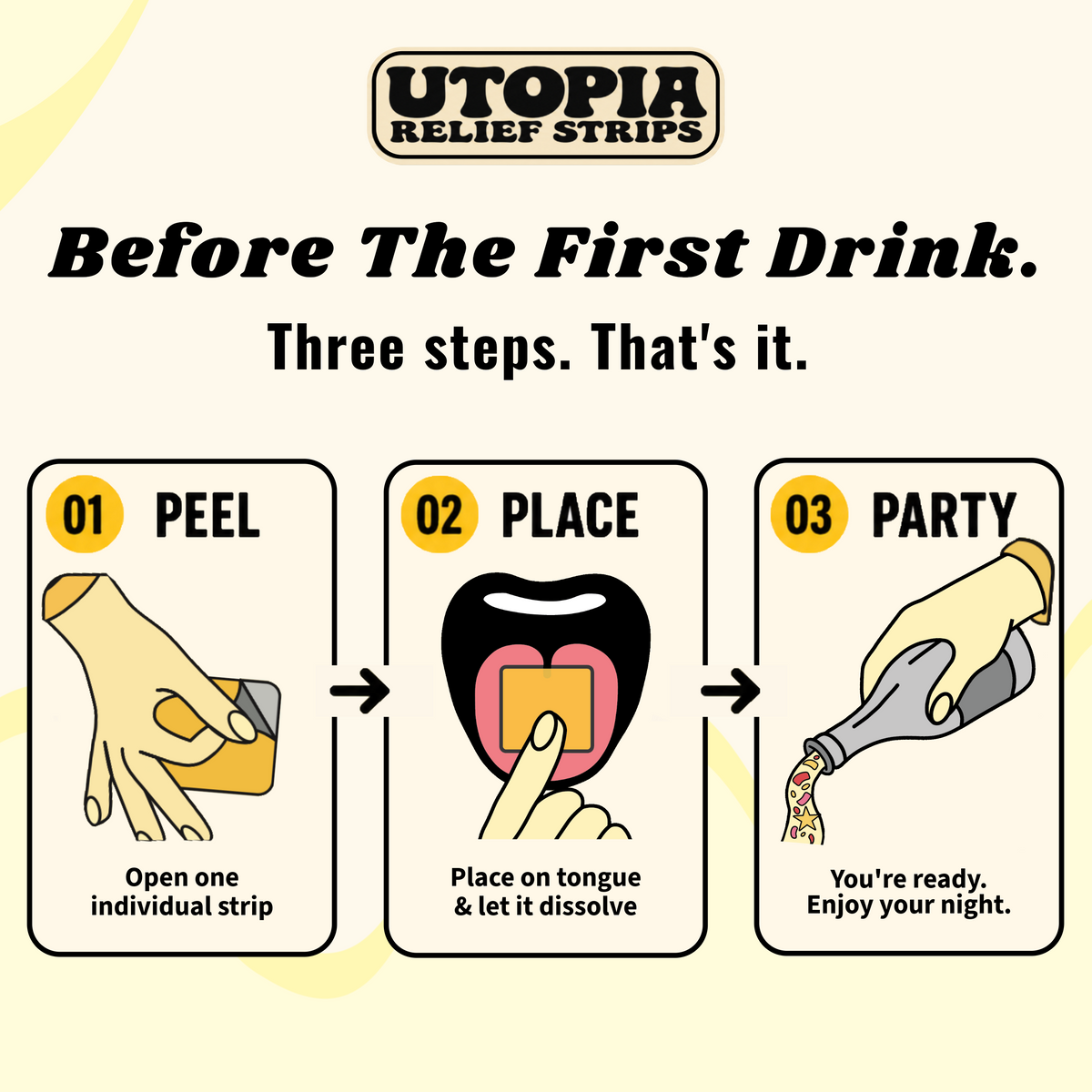 Pre-Party Strips (5 Count)